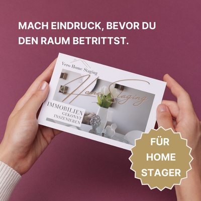 POSTKARTE für Home Stager als Canva Vorlage