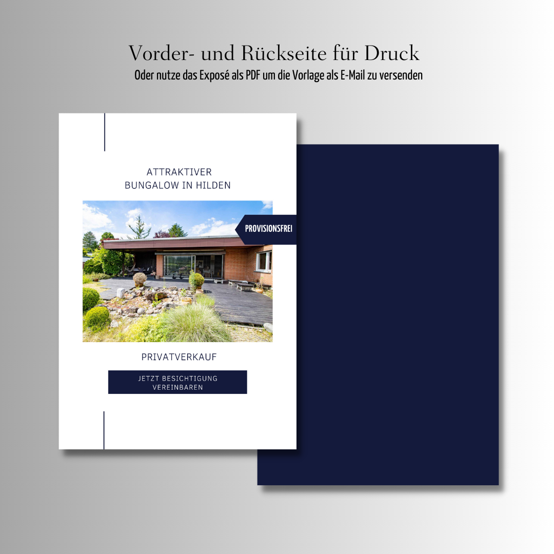 Exposévorlage für Privatverkäufer✶✶Digitales Produkt/Vorlagen-Link✶