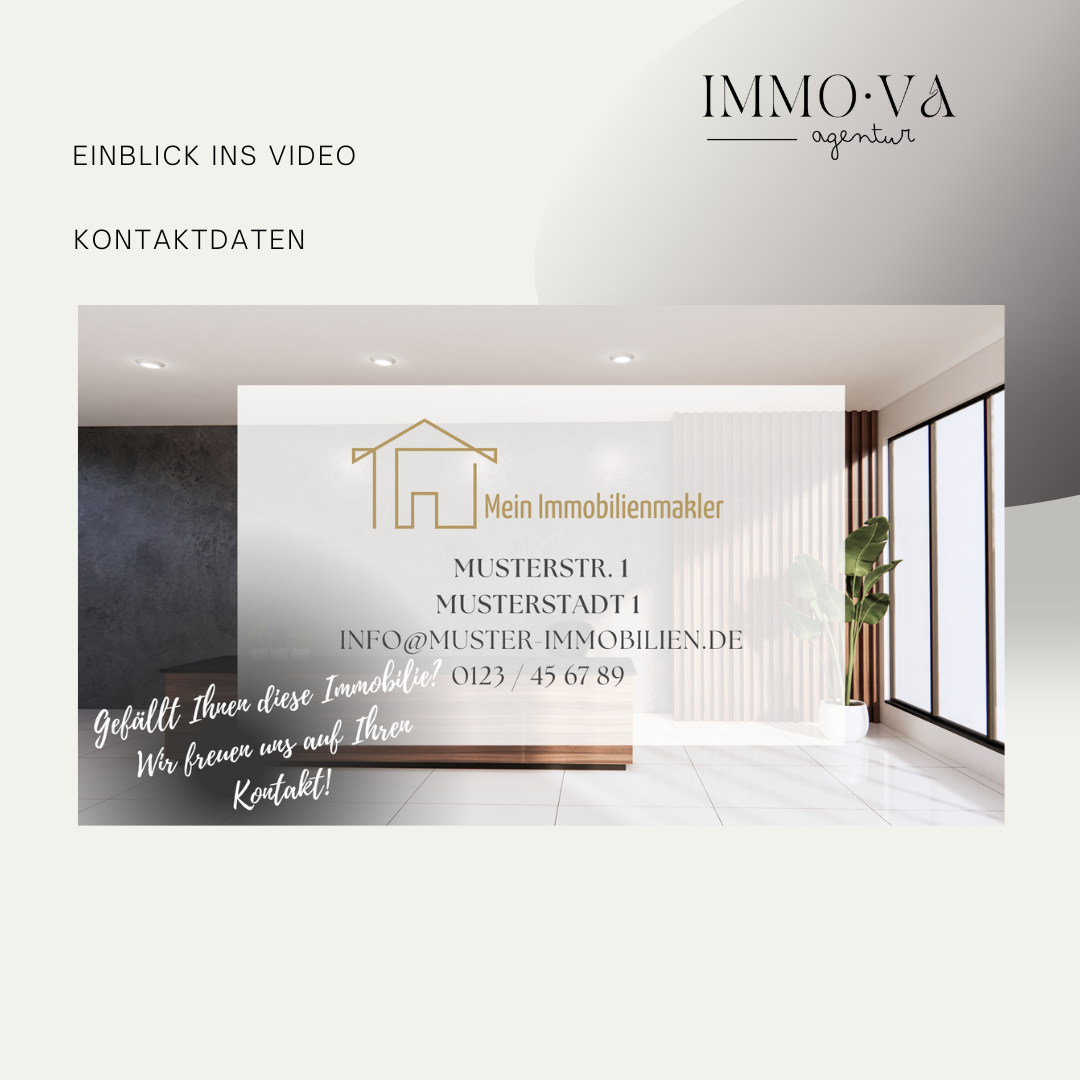 Videovorlage für Immobilienmakler - Immobilienmarketing - Video aus Fotos✶✶Digitales Produkt/Vorlagen-Link✶