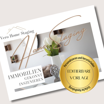 POSTKARTE für Home Stager als Canva Vorlage