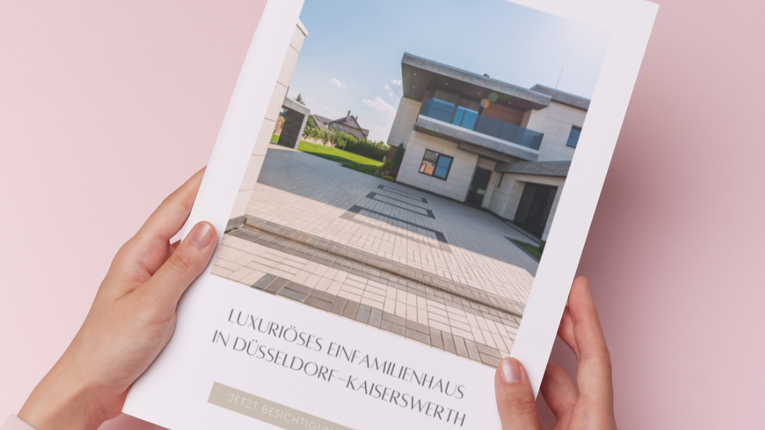 Paket: Exposé, Schaufenster Aushang u. 1 Postkarte für Immobilienmakler✶✶Digitales Produkt/Vorlagen-Link✶