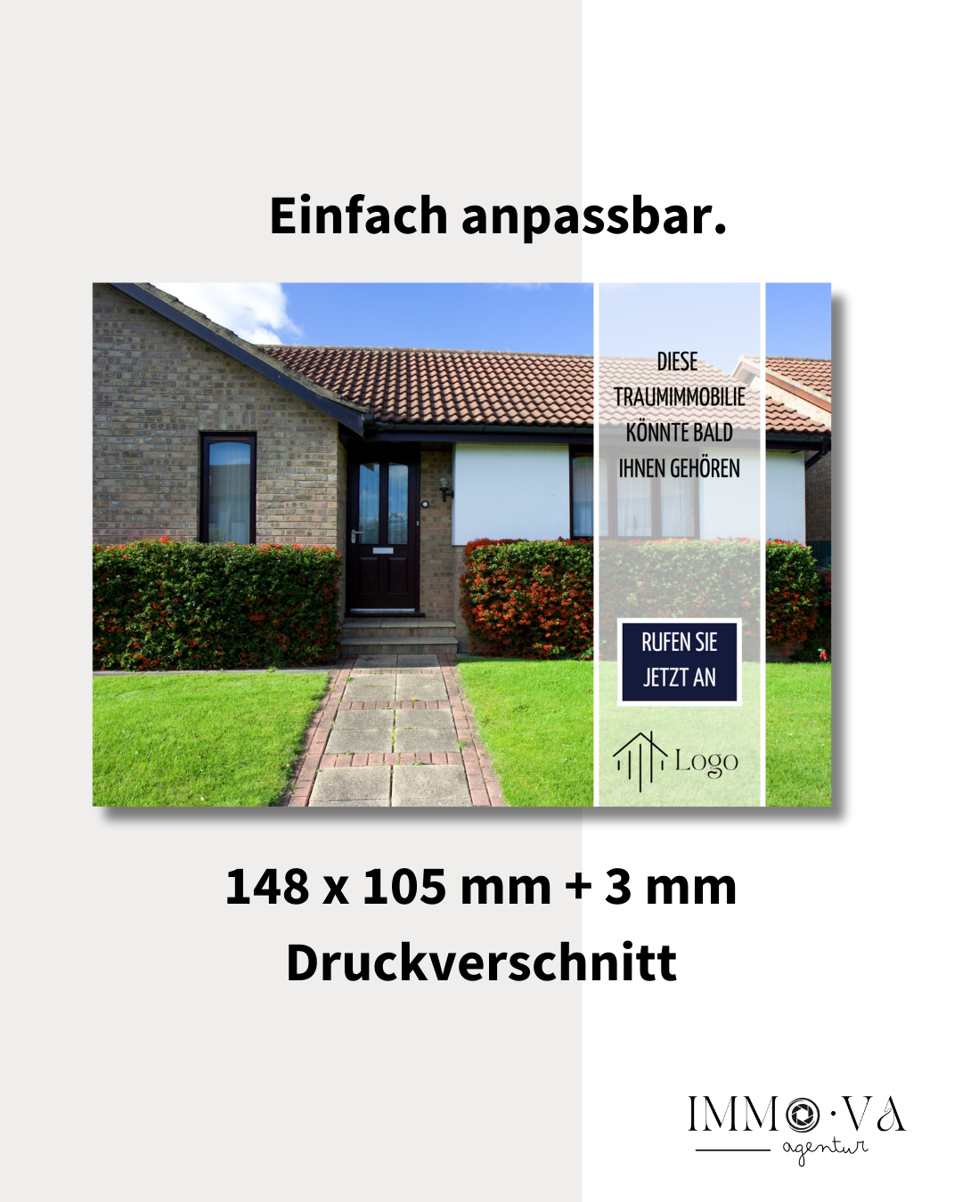 Immobilienmarketing Postkarte