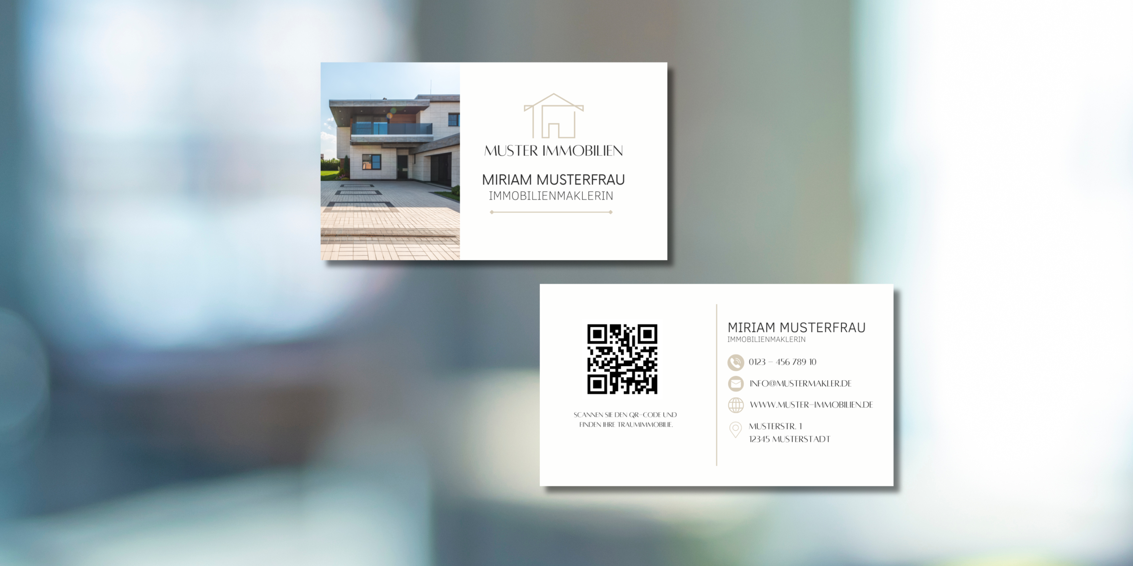 Immobilienmarketing Visitenkarte