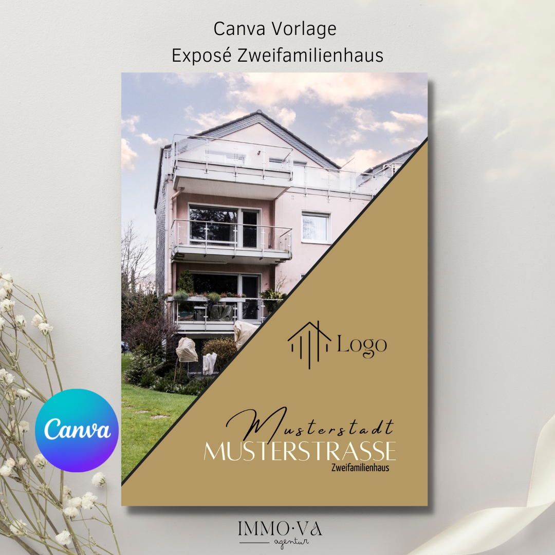 Exposévorlage für Immobilienmakler✶✶Digitales Produkt/Vorlagen-Link✶