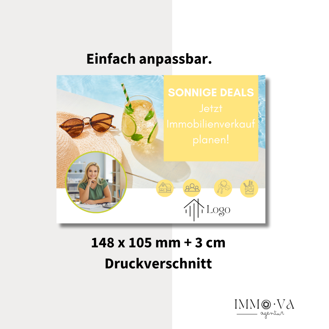 Postkarte für Makler