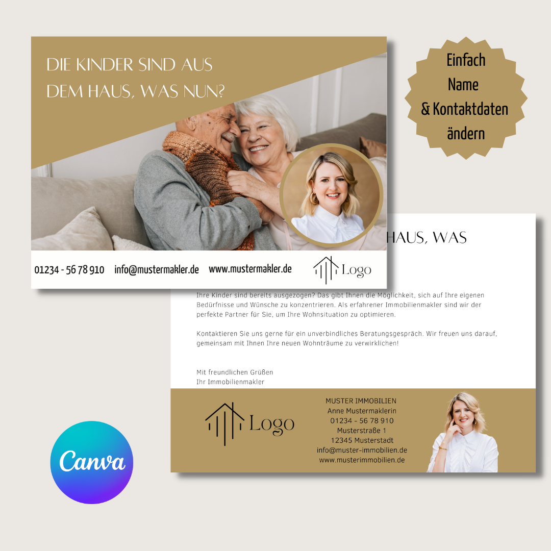 Postkarten für Immobilienmakler