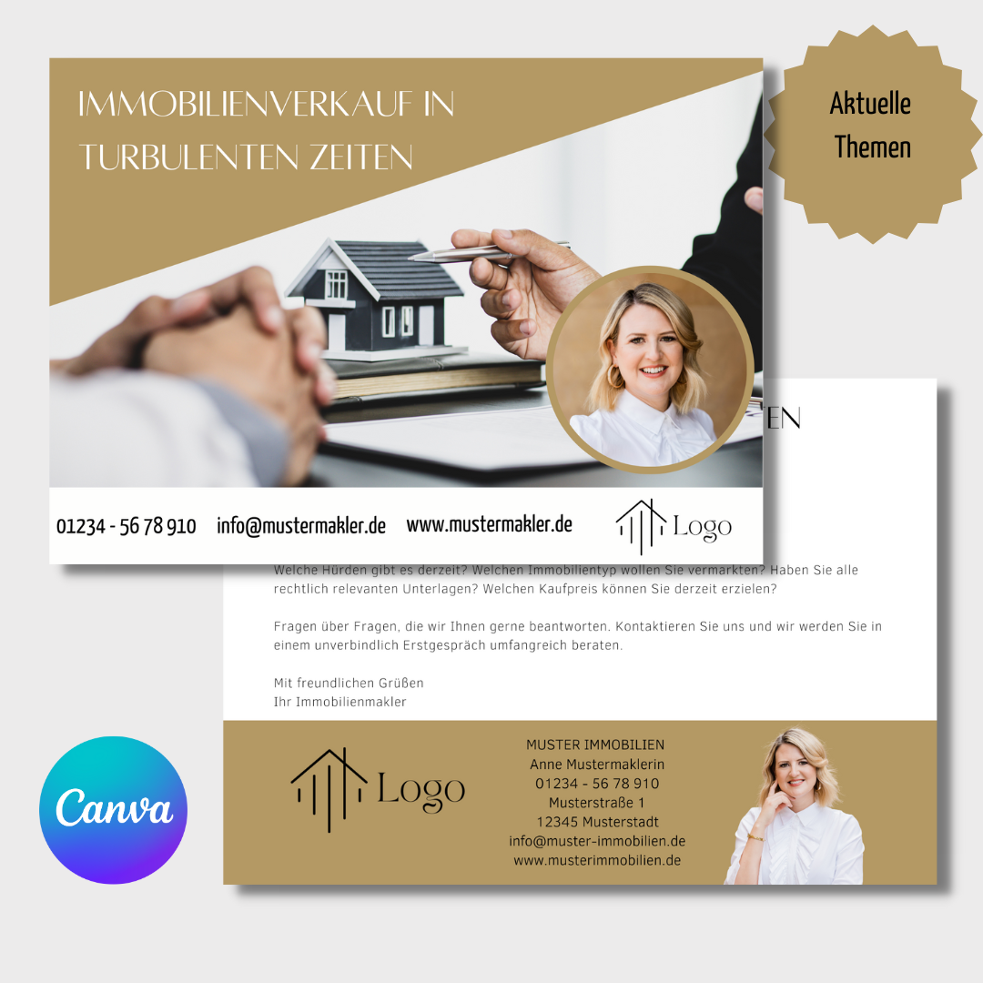 Postkarten für Immobilienmakler