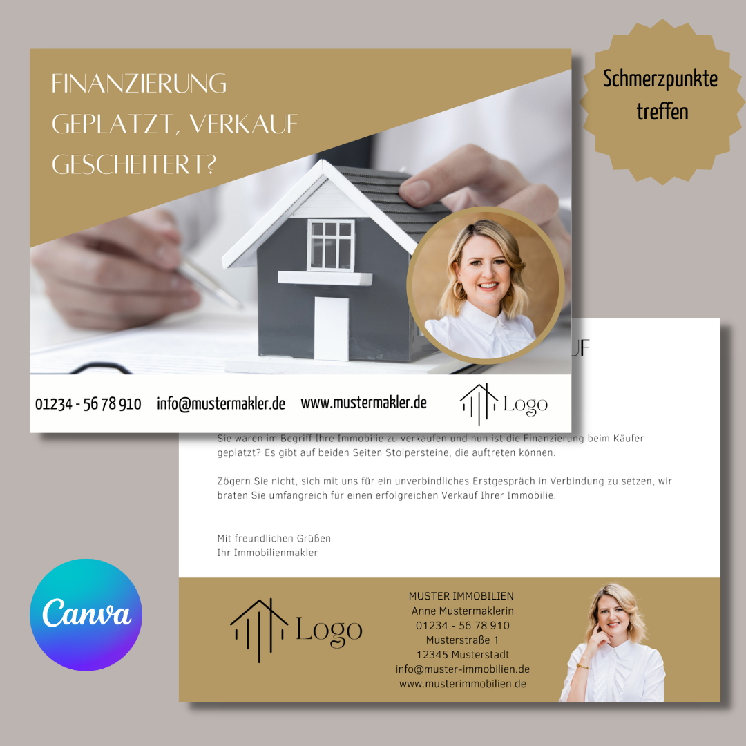 Postkarten für Immobilienmakler