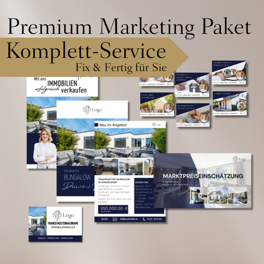 Premium Marketing Paket für Immobilienmakler
