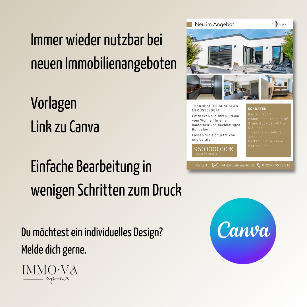 Schaufenster Aushang Vorlage