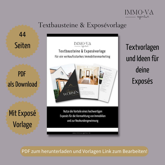 Textbausteine Exposé Immobilienmarketing