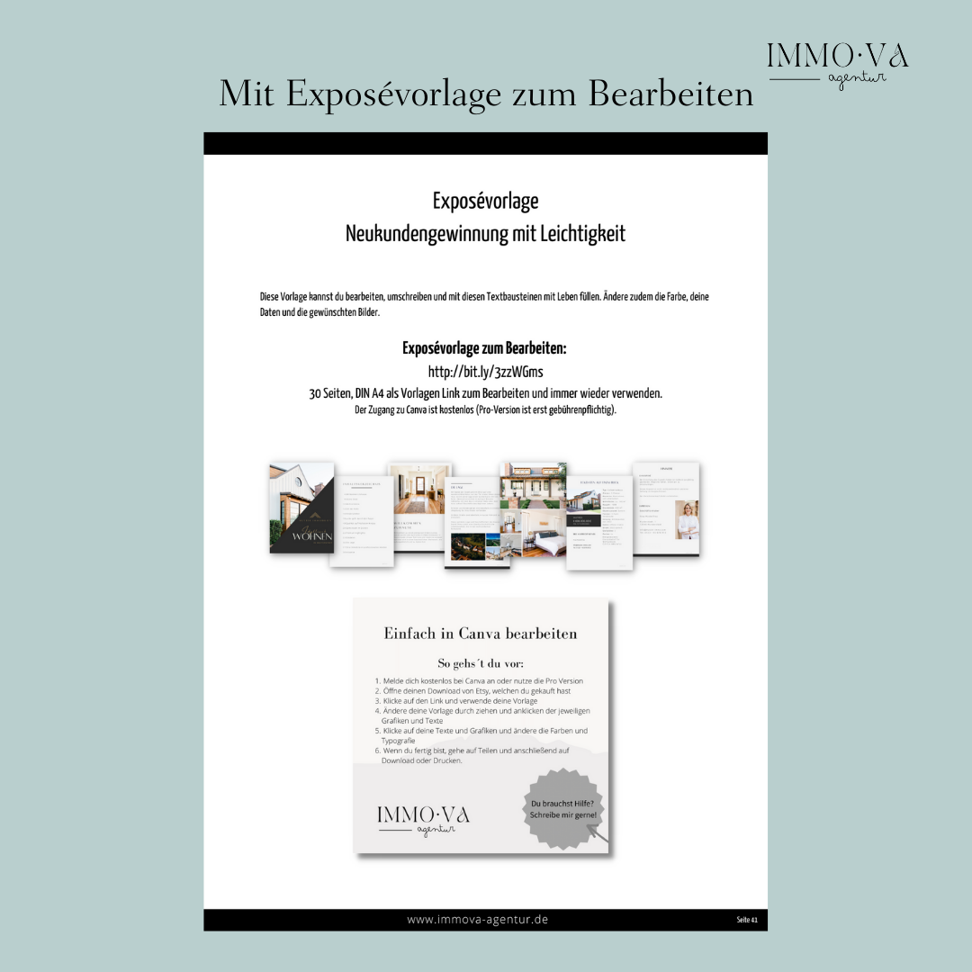 Textbausteine Exposé Immobilienmarketing