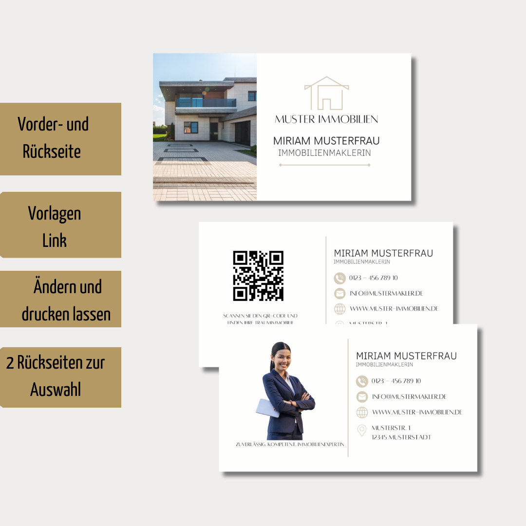 Visitenkarte Immobilienmakler