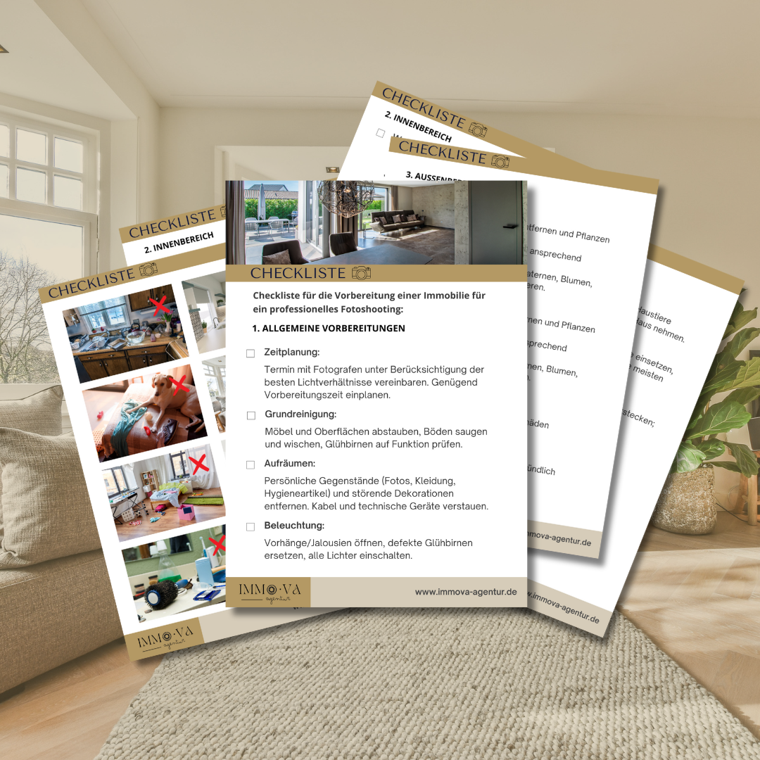Checkliste Vorbereitung Immobilienfotografie