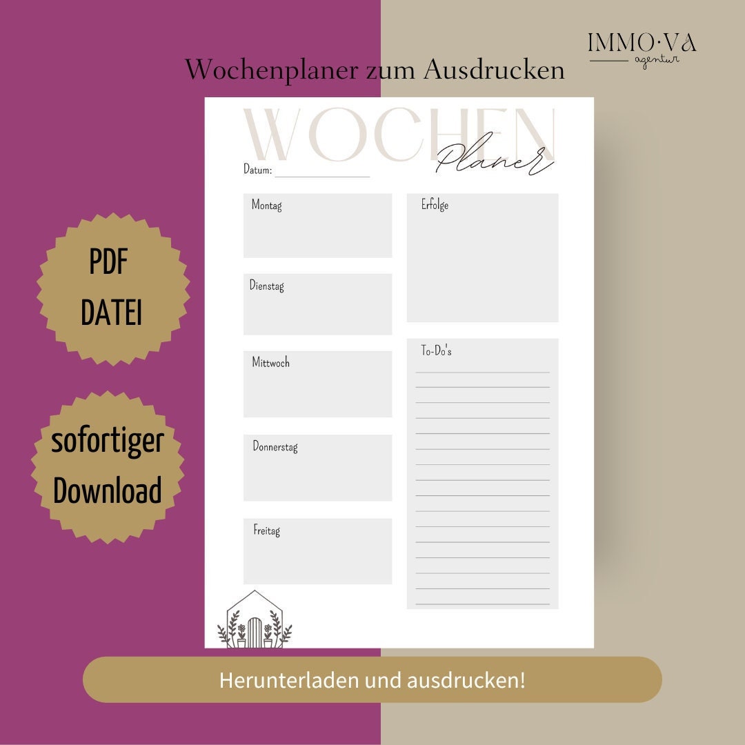 Wochenplan