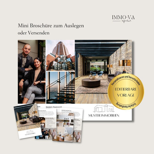 Broschüre, Image Broschüre, Akquise Hilfe Makler ✶Digitales Produkt/Vorlagen-Link ✶