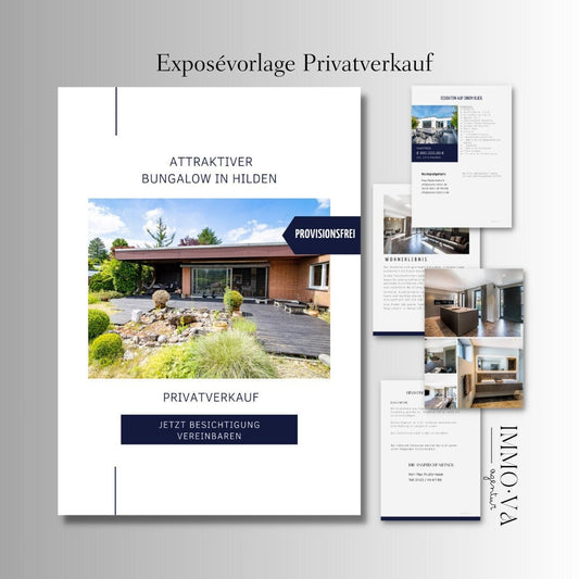 Exposévorlage für Privatverkäufer✶✶Digitales Produkt/Vorlagen-Link✶
