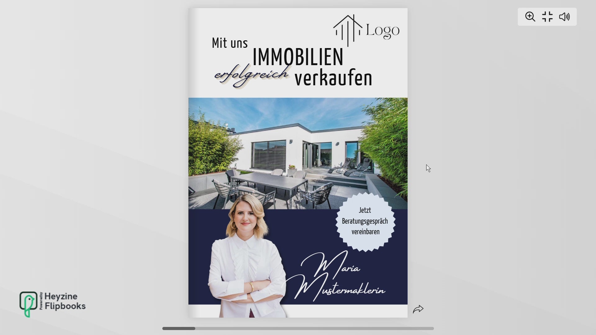 Imagebroschüre Immobilienmakler