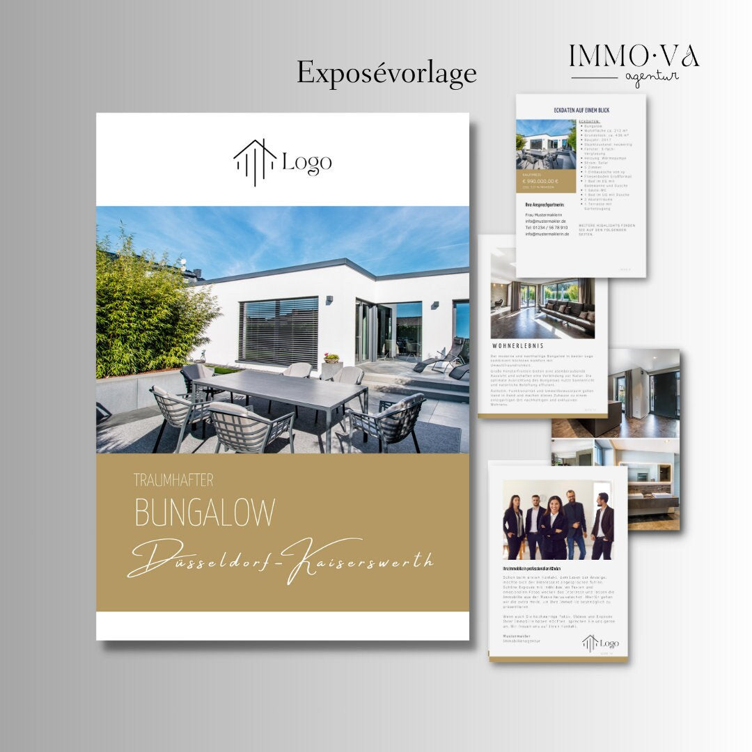 Exposé Canva Template Immobilienmarketing