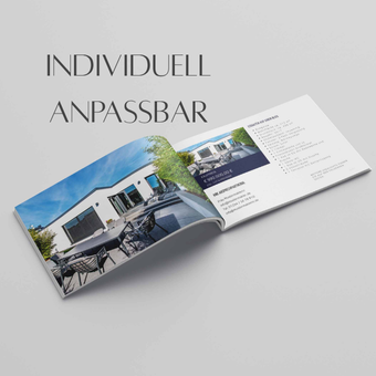 Exposévorlage für Immobilienmakler✶✶Digitales Produkt/Vorlagen-Link✶ Querformat
