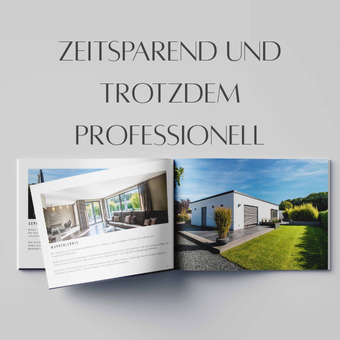 Exposévorlage für Immobilienmakler✶✶Digitales Produkt/Vorlagen-Link✶ Querformat