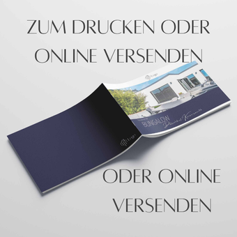 Exposévorlage für Immobilienmakler✶✶Digitales Produkt/Vorlagen-Link✶ Querformat