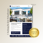 Immobilien Schaufenster Aushang