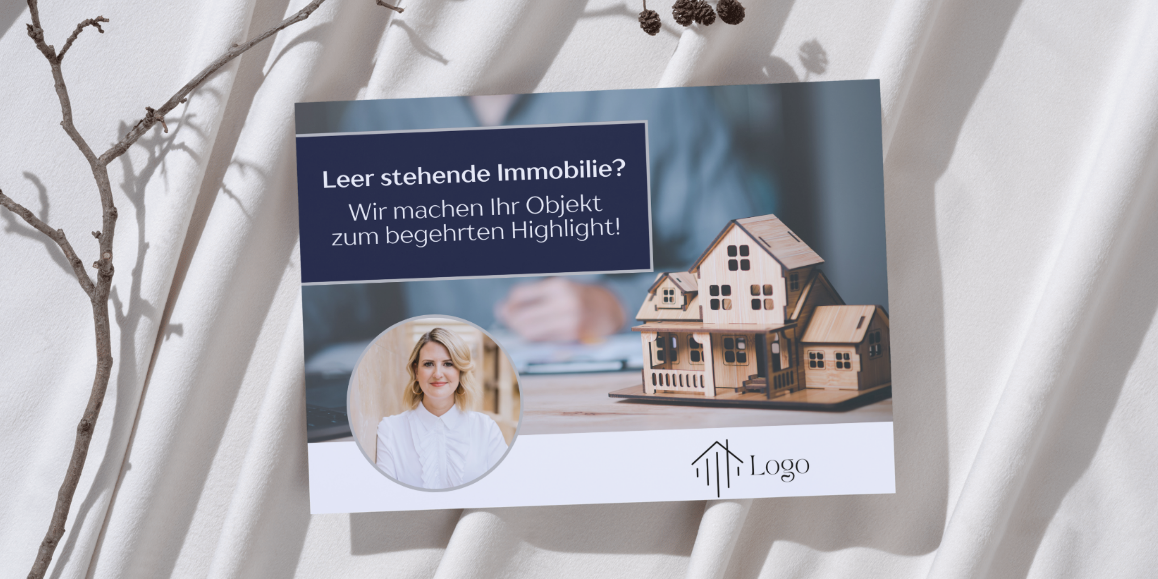 Immobilienmakler Postkarte