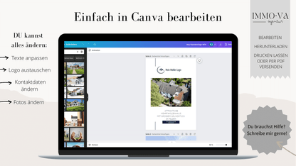 Exposévorlage für Immobilienmakler ✶Digitales Produkt/Vorlagen-Link✶