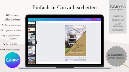 Exposévorlage für Immobilienmakler✶✶Digitales Produkt/Vorlagen-Link✶