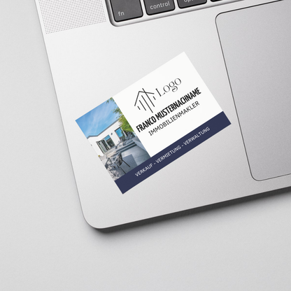 ✶Visitenkarte für Immobilienmakler als Canvatemplate✶