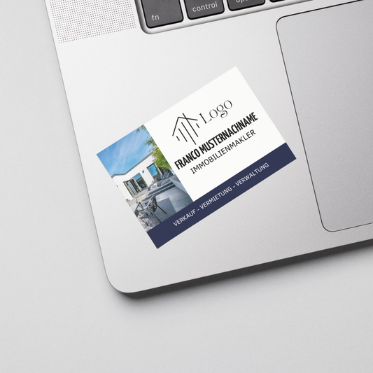 ✶Visitenkarte für Immobilienmakler als Canvatemplate✶