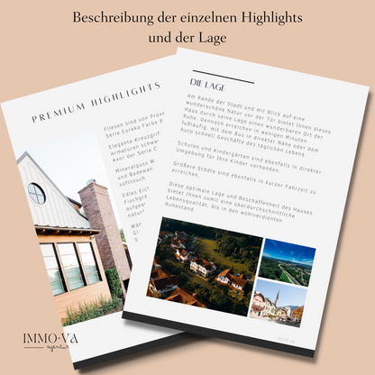 Exposévorlage für Immobilienmakler✶✶Digitales Produkt/Vorlagen-Link✶