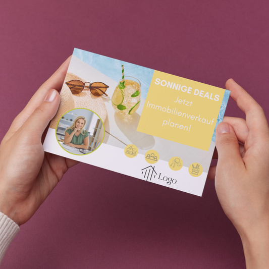 Postkarte für Makler