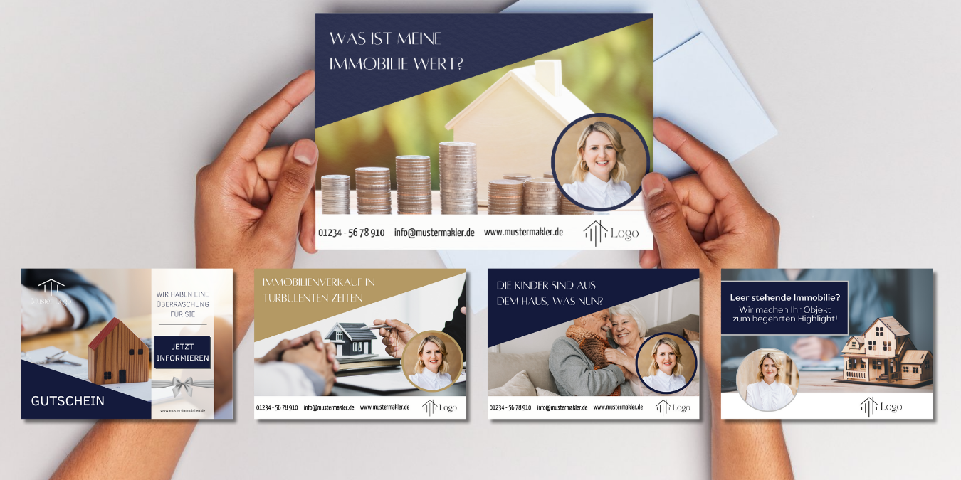 Printmarketing für Immobilienmakler