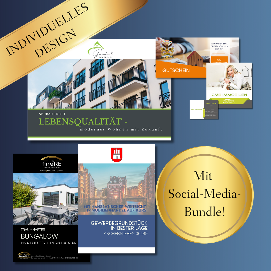 Dein kompletter Maklerauftritt – exklusiv entwickelt und individuell gestaltet