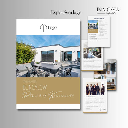 Exposévorlage für Immobilienmakler✶✶Digitales Produkt/Vorlagen-Link✶