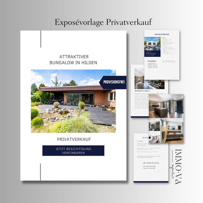 Exposévorlage für Privatverkäufer✶✶Digitales Produkt/Vorlagen-Link✶