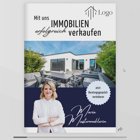 Imagebroschüre Immobilienmakler